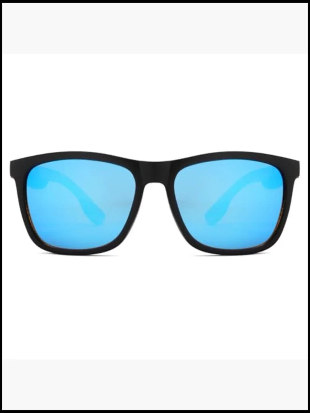 Wooden Arm Sunglasses UV400 Protection Retro Square Frame